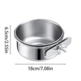 thumbnail image 4 of TIELUTT Bird Food Can Food Cup Stainless Steel Parrot Myna Small Bird Feeder Biting Bird Button Dog Feeder Food Puzzles for Cats Sure Feed Cat Feeder Microchip Smart Cat Feeder Auto Dog Feeder And Wat, 4 of 7