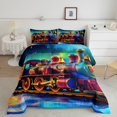 thumbnail image 2 of Erosebridal Steam Engine Train Bedding Sets Toddler with Comforter, Transportation Theme Duvet Insert, Reversible 2pcs, 2 of 6