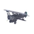 thumbnail image 1 of III Chasseur Haut Avion Simulé mm10195-16 Objets de Collection Aviation Décoration de Table Noir, 1 of 8