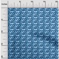thumbnail image 2 of oneOone Cotton Flex Medium Blue Fabric Abstract Sewing Craft Projects Fabric Prints By Yard 40 Inch Wide, 2 of 4
