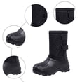 thumbnail image 3 of Work Boots for Men Puncture Proof with Steel Toe Waterproof Non Slip Mid Calf Hunting Rubber Boots for Outdoor Manufacturing Construction Farming, 3 of 5