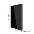 thumbnail image 4 of yingyy US Smart Home WiFi Tuya Touch Switch 433.92MHz RF APP Remote Control Sensor Switches Replacement Intelligent Office Hotel US Plug 1Set, 4 of 6