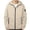 Beige, variant on LOVZFMLL Windbreaker for Men Casual Loose Rain Coat Hooded Jacket Long Sleeve Zip-Up Rain Jacket Outdoor Travel Exercise Outerwear with Pockets