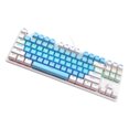 thumbnail image 2 of Mechanical  Wired 87-Key Mechanical Gaming Keyboard Rainbow Backlit Keyboard For  PC Laptop for Game and Office, 2 of 7