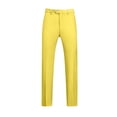 thumbnail image 1 of AherBiu Mens Dress Pants Pantalon Habillé pour Homme Taille Extensible devant Plat Grande Taille Coupe Ajustée Pantalon Extensible Classique Confortable, 1 of 3