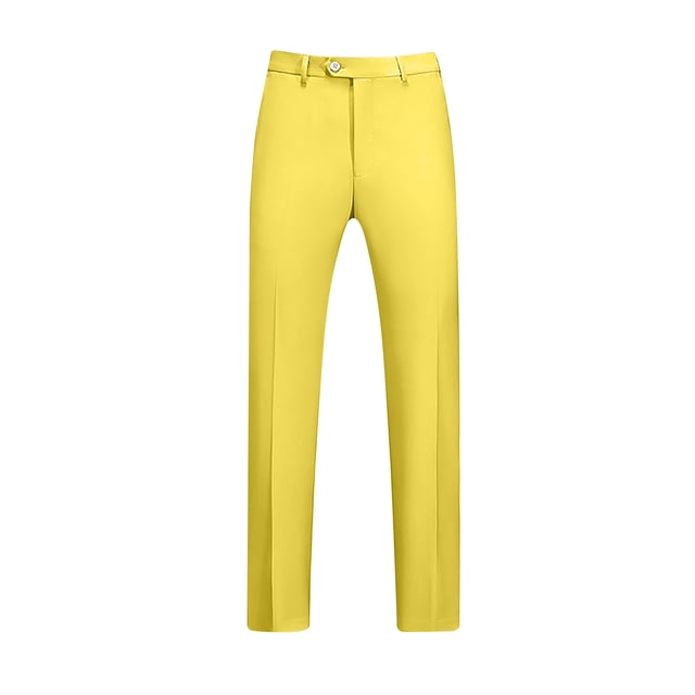 AherBiu Mens Dress Pants Pantalon Habillé pour Homme Taille Extensible devant Plat Grande Taille Coupe Ajustée Pantalon Extensible Classique Confortable
