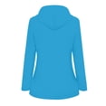 thumbnail image 3 of Dvkptbk Veste à Capuche pour Femmes, Imperméable, Grande Taille, Coupe-Vent, en Solde, 3 of 3