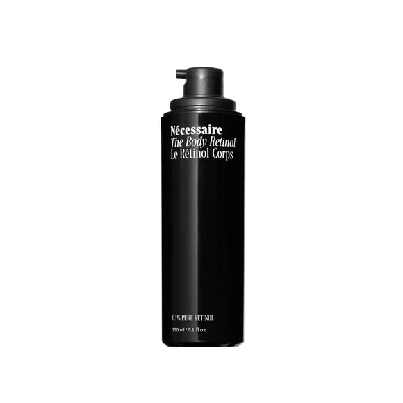Nécessaire - le Corps au Rétinol. Sérum Réparateur au Rétinol + Lotion pour le Corps au Rétinol en un Seul. Traitement Peau en Crêpe. Prévention des Rides + des Ridules. 0,1 % de Rétinol Pur + 10 % d'Acide Hyaluronique. 5,1 oz