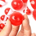 thumbnail image 3 of 30pcs Fishing Bobbers 1.25 Inch Snap on Float Red and, 3 of 7