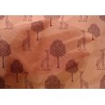 thumbnail image 4 of oneOone Cotton Silk Fabric Tree & Giraffe Block Print Sewing Fabric BTY 42 Inch Wide, 4 of 4