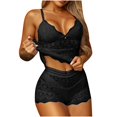 thumbnail image 1 of Birdeem Ensemble de Pyjama Aguichant en Dentelle avec Nœud pour Femmes, 1 of 12
