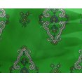 thumbnail image 5 of oneOone Georgette Viscose Green Fabric Block Craft Projects Decor Fabric Printed By The Yard 42 Inch Wide, 5 of 5