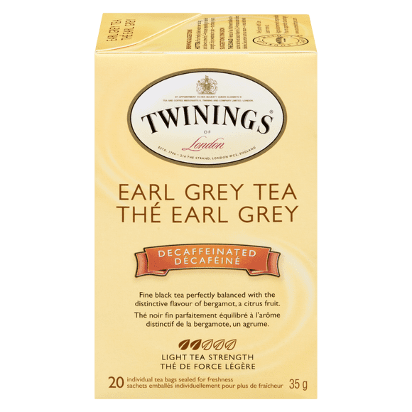 Twinings Thé Earl Grey Décaféiné