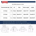thumbnail image 3 of Penkiiy Tout-Petits Enfants Bébés Filles Mignon Imprimé Imperméable Enfants Manteau de Pluie Imperméable à Capuche Veste Manteau 4-5 Ans Rose, 3 of 5