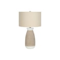 thumbnail image 4 of Monarch Specialties Lighting, 27"h, Table Lamp, Cream Ceramic, Beige Shade, Contemporary, 4 of 6