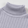 thumbnail image 2 of fatyb Chandail pour Hommes à Col Roulé Décontracté Tricoté Extensible à Manches Longues Hauts Chauds d'Automne Hiver pour Hommes, 2 of 5