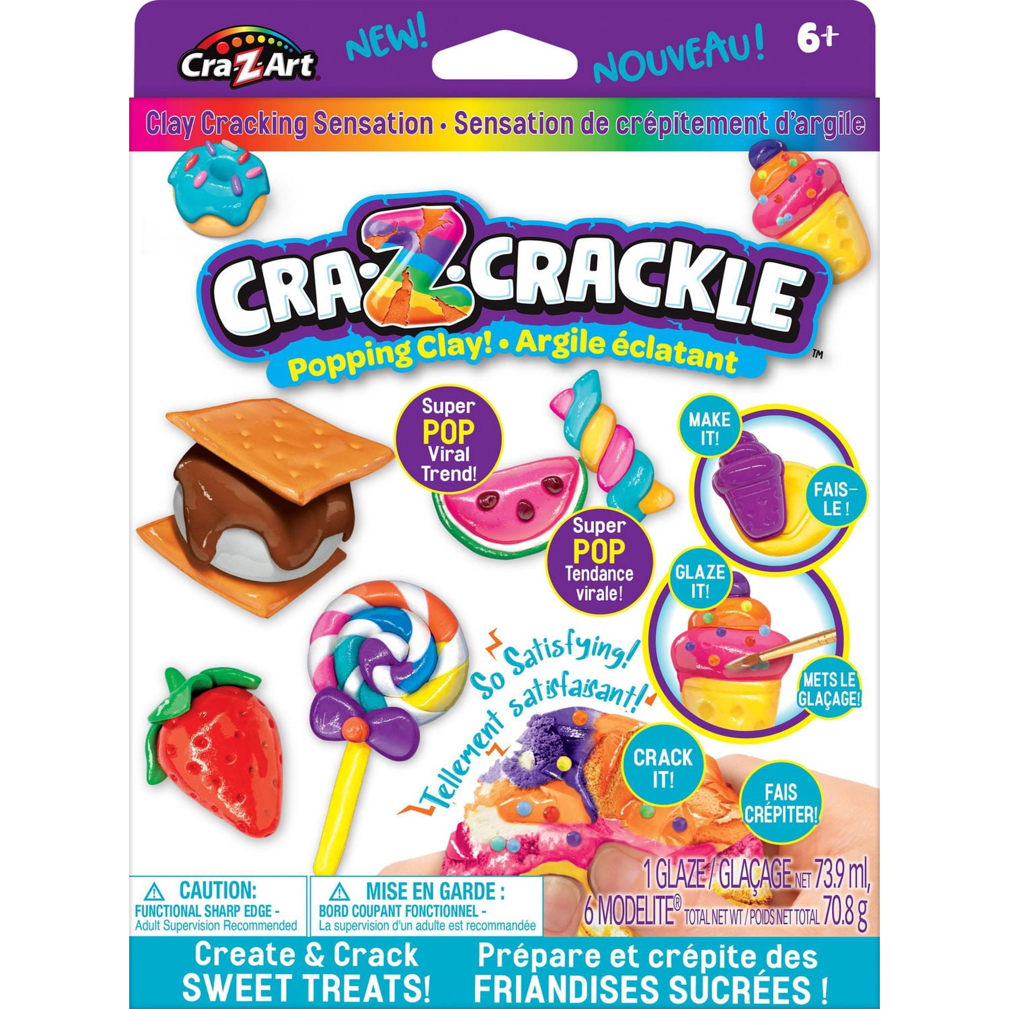 Cra-Z-Art Cra-Z-Crackle Create and Crack Sweet Treats, Modeling
