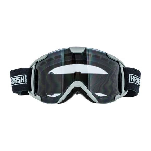 Krash Adult Snow Goggles Grey, Ages 14+