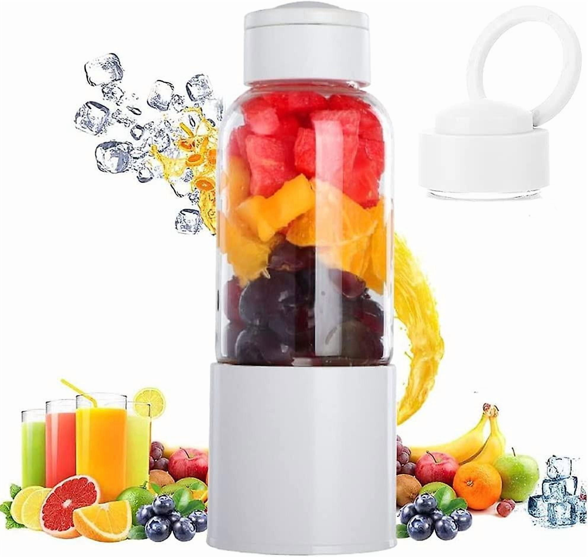 Portable Blender,juicer Cup With 450ml 6 Bpa Free Blades,mini Blender Blender (white)
