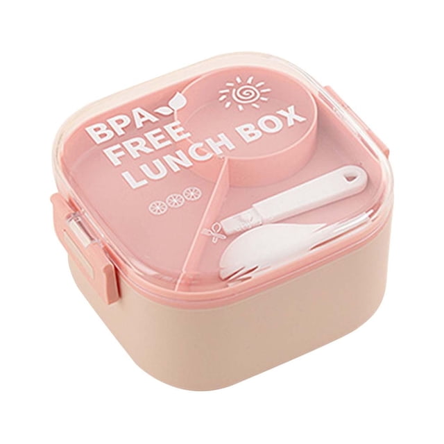 Yhmxh Lunch Box for Kids Kitchen Gadgets Food-grade Double-layer Lunch Box For Office Workers, Microwaveable Children's Lunch Box, Leak-proof Student Lunch Box Lunch Containers