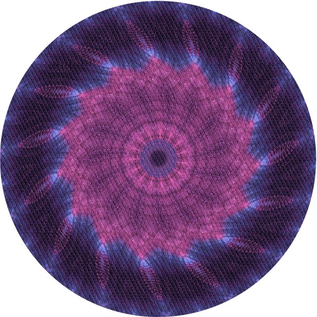 Ahgly Company Tapis Rond Lavable en Machine Intérieur Transitionnel Violet Foncé, 5 Pieds Rond