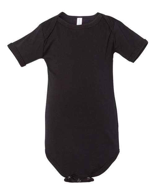 Bella Canvas Cache-Couche en Jersey pour Bébé, 6-12, Noir