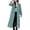 Green, variant on RKSTN Puffer Jacket Womens Winter Fashion Lengthened and Thickened Hooded Winter Jacket Temperament Windproof Warm Down Jacket