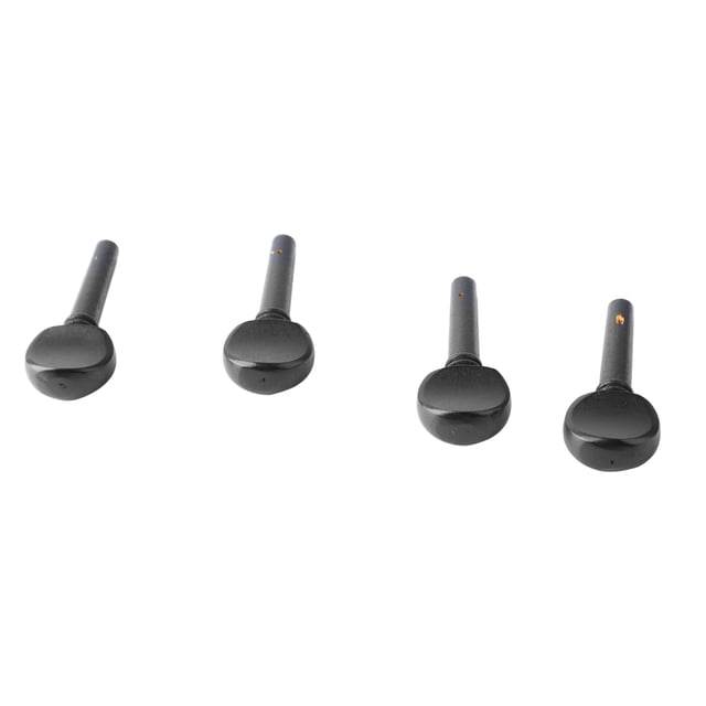 4Pcs Violin Tuning Peg Portable Fine Appearance Wood Violin Peg Replacement Black