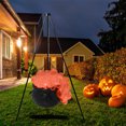 thumbnail image 2 of Halloween Decorations Witches Cauldron, Black Witch Cauldron, Large Plastic Cauldron For Halloween Decorations Outdoor & Indoor, 8 Inch Cauldron Halloween Decor, 2 of 7