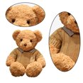 thumbnail image 3 of Teddy bear doll cuddle bear plush toy wear sweater bear toy, 3 of 5