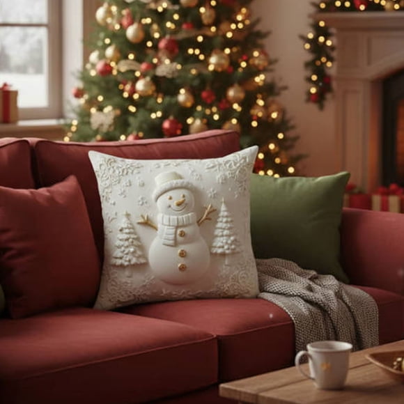 Oliegs Festive Holiday Cover For Sofa Couch Bedroom Throw Pillowcase Insert Seasonal Home Decorative Cushion Slip Removable Washable Soft Cozy