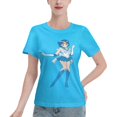 thumbnail image 1 of Women's Basic Short Sleeve T-Shirt Sailor Moon Mizuno Ami, 1 of 6