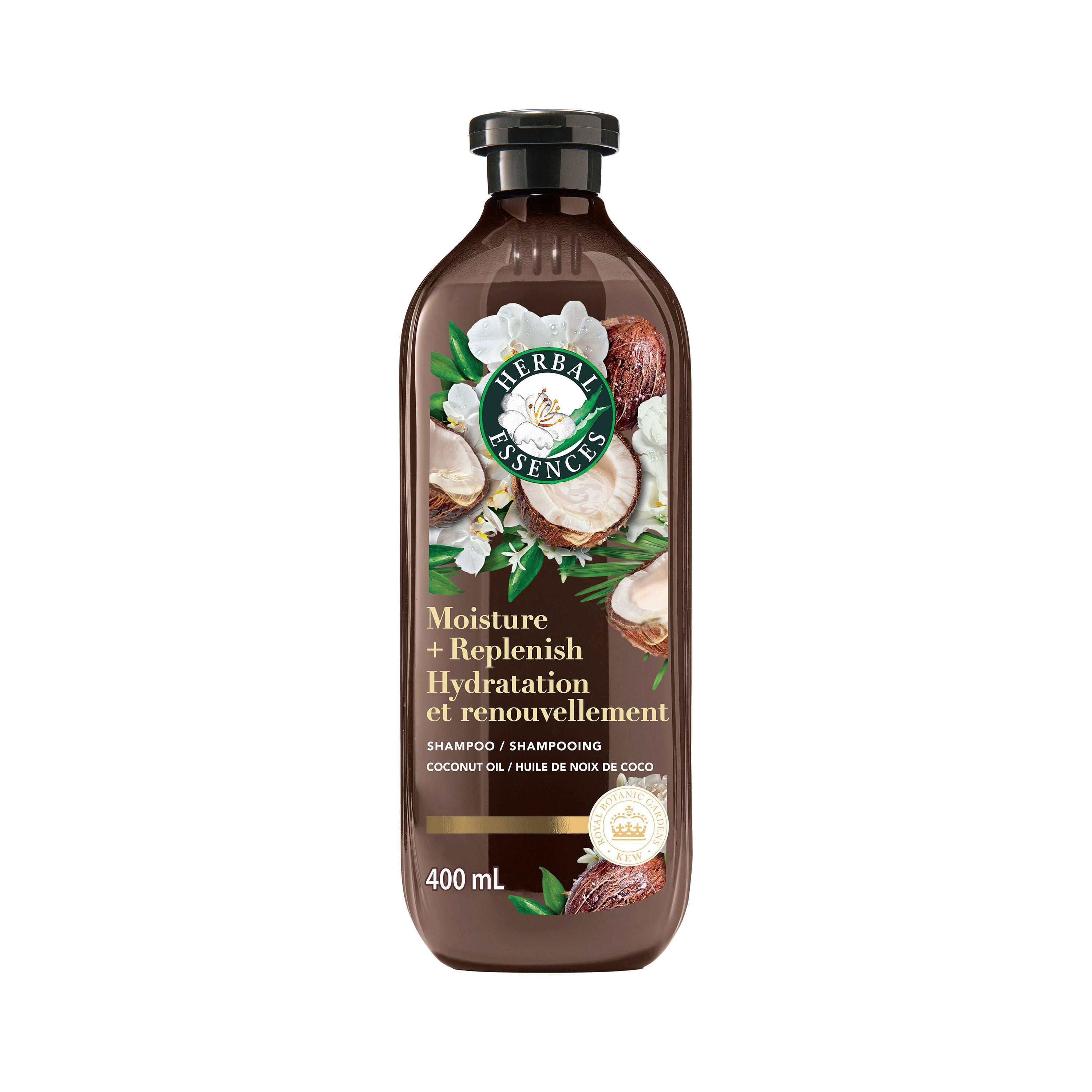 Herbal Essences Moisture + Replenish Coconut Sulfate Free Shampoo, 400ml