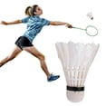 thumbnail image 2 of Shuttlecock,3pcs Goose Feather Shuttlecocks Badminton Balls Badminton Feather Shuttlecock Sturdy Construction, 2 of 8