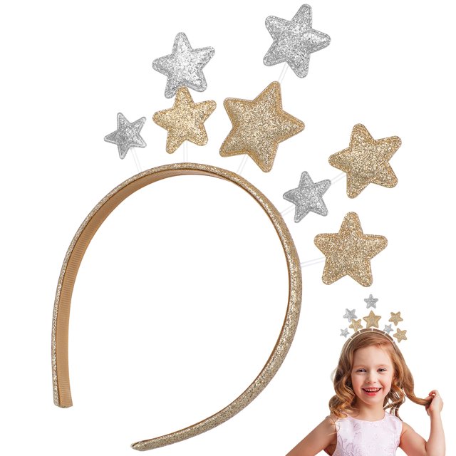 1Pc Golden Iron Headband For Holiday Party Crown For Women And Friends