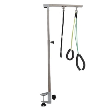 Pet Grooming Arm, Strong Stainless Steel Arm Height Adjustable 35in Dog Grooming Table Arm With Noose Clamp For Indoor