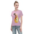 thumbnail image 4 of T-Shirt Basique à Manches Courtes pour Femmes Dragon Ball Wukong, 4 of 6