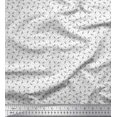 thumbnail image 1 of Soimoi Satin Silk Fabric Triangle & Saxophone Musical Instrument Print Fabric by The Yard 42 Inch Wide, 1 of 3