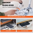 thumbnail image 4 of KFFKFF One-Step Stool with 330lbs Load Capacity, Foldable Metal Ladder with Three Height Adjustments, Compact Adult Step Stools for Easy Reach, Stable and Anti-Slip for Offices, RVs, Pets, Bedrooms, 4 of 9