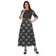 thumbnail image 2 of Moomaya Robe Kurti Longue à Manches Courtes Imprimée, Tunique Ligne A, Haut Indien pour Femmes, 2 of 5