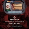 thumbnail image 4 of Glacière souple Coleman Pro Premium, boîte à lunch de 16 cannettes (5,7 L) avec couvercle et corps isolés, reste froide jusqu’à 30 heures, 4 of 8