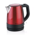 thumbnail image 1 of Hamilton Beach 1.0L Cordless Electric Kettle with Auto Shutoff & Boil-Dry Protection, 1500W, Metallic Red, 40798C, 1 of 4