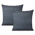 thumbnail image 1 of Experience Comfort with 16x16 Inch Linen Pillow Covers | Geometric Stripe Design | Set of 2 | Perfect for Home Decoration & Outdoor Use, 1 of 7