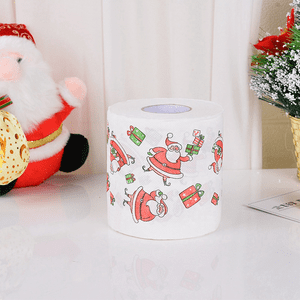 5 Styles Paper Roll Tissue Paper Towels Xmas Office Room Toilet Paper 20 Roll