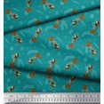 thumbnail image 3 of Soimoi Polyester Crepe Fabric Star,Knife & Circus Dog Cartoon Print Fabric by The Yard 52 Inch Wide, 3 of 3