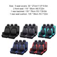 thumbnail image 4 of VONKY Full Set Of Seat Covers Car Interior Makeover Not Fall Off. Universal Black, 4 of 6