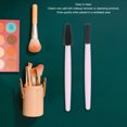 thumbnail image 4 of Silicone Mascara Brush, Silicone Eyebrow Brush 2Pcs Reusable Versatile Portable  for Eyelash, 4 of 8