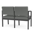 thumbnail image 5 of Lenox Steel Causeuse de Réception et Salle d'Attente / Acier Charbon / Gris Pâle, 5 of 5