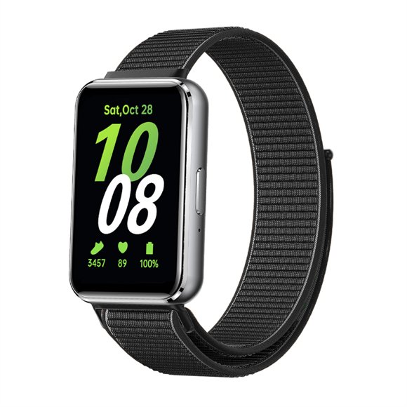 Sport Bands Watch Strap Nylon Braided Bracelet Watch Band 18MM Smartwatch Sport Bracelet Wristband Sport Loop Strap for Galaxy FIT 3 Smartwatches