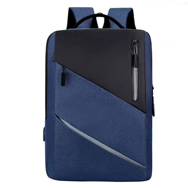 Qocolhg Travel Laptop Backpack, Business Anti Theft Slim Sturdy Laptops Backpack with USB Charging Port, Water Resistant College School Computer Bag Gift for Men & Women Fits 15.6 Inch Notebook